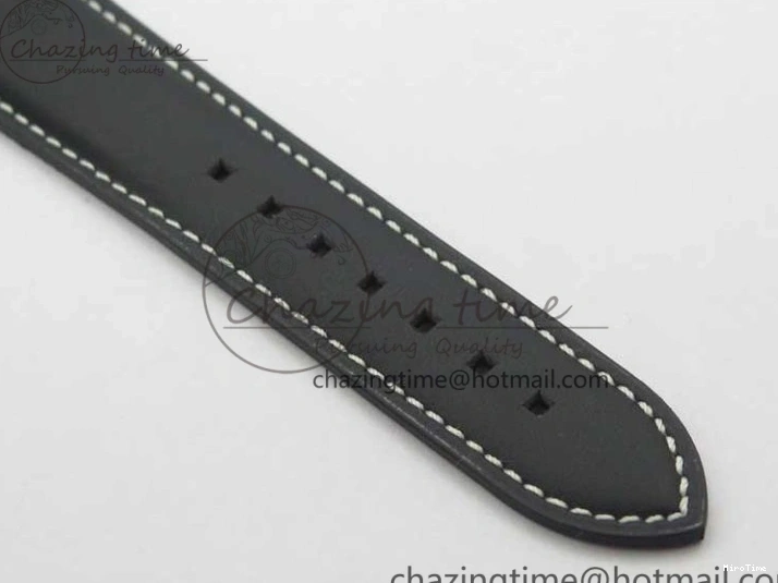 MIROTIME 0402 Stylish Calatrava 5524 Pilot Travel Time SS GRF Black Dial on Black Leather Strap A324 V 7108